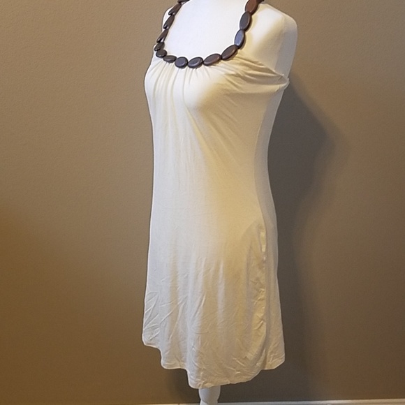 White Halter Tube Dress - Picture 2 of 3